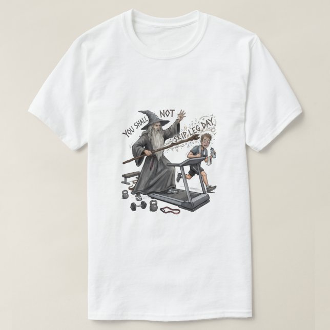 Rolig Fantasy Gym T Shirt (Design framsida)