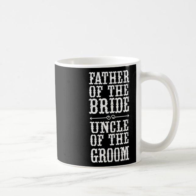 Rolig far till bruden farbror till brudgummen hall kaffemugg (Höger)