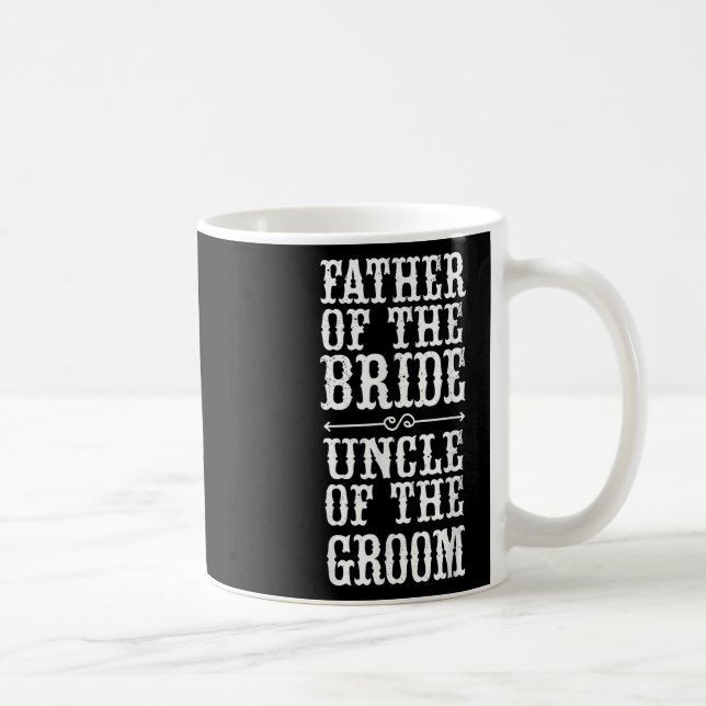 Rolig far till bruden farbror till brudgummen Hall Kaffemugg (Höger)