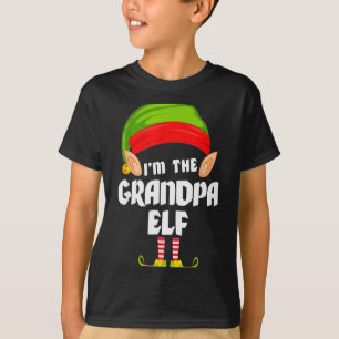 Rolig farfar tomte matchande familjegrupp Pj jul T Shirt