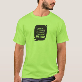 Rolig färgblindT-tröja T Shirt