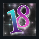 Rolig & färgglad 18th födelsedagsfest inbjudan<br><div class="desc">En rolig 18th födelsedaginbjudan. Denna är en customisable design. Behaga e-posten mig,  om du behöver hjälp som skräddarsy din design.</div>
