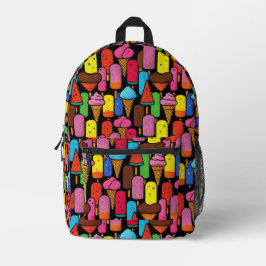 Rolig färgglad Glass Skolbag