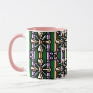 Rolig Färgrik 3D Digital Art Combo Mugg – Perfekt