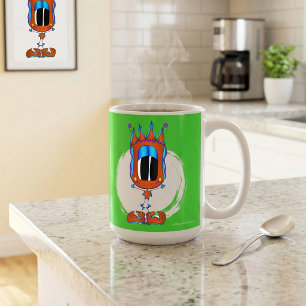 Rolig, Färgrik, Excentrisk, Tecknad Karaktär Kaffemugg