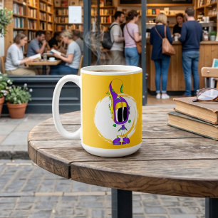 Rolig, Färgrik, Excentrisk, Tecknad Karaktär Kaffemugg