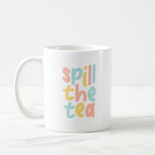 Rolig Färgrik Spill Kaffe Kaffemugg