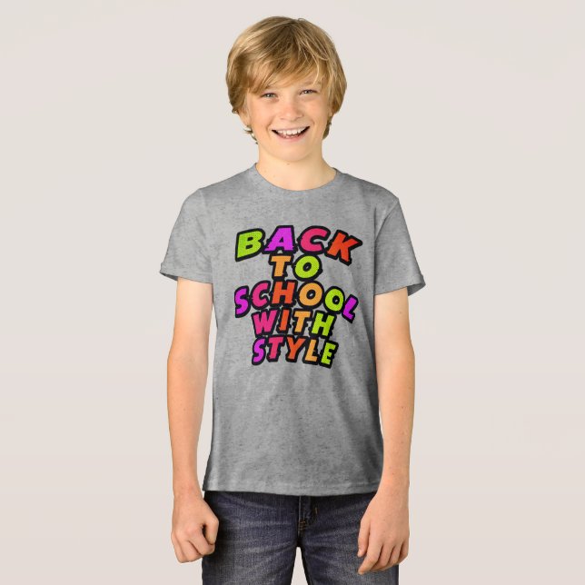 Rolig Färgrik T-Shirt (Framsida Full)