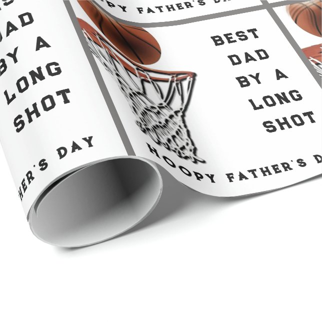Rolig fars dag basket presentpapper (Rullad Hörn)
