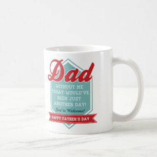 Rolig fars dag kaffemugg
