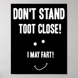 Rolig Fart Stå Inte För Nära Jag Kan Fisa Poster