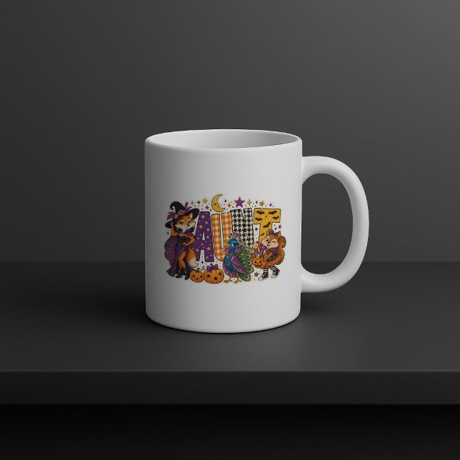Rolig Faster Bokstavsblock  Kaffemugg (Skapare uppladdad)