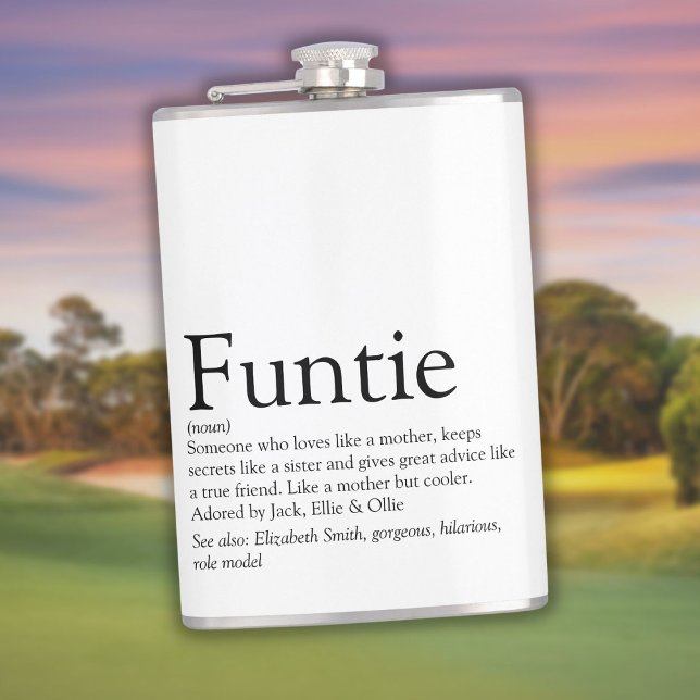 Rolig Faster Definition Citat Faster Moster Fickplunta (Funtie Definition Saying Funny Auntie Flask)