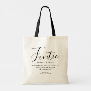 Rolig Faster Elegant Flickig Skrift Rolig Faster C Tygkasse