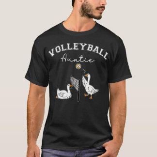 Rolig Faster Volleyball Dumma Gås Spelare Sport T Shirt