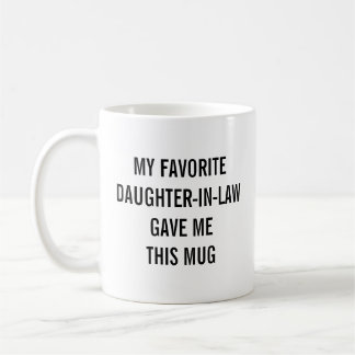 Rolig favorit svärdotter present kaffemugg