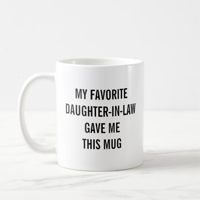 Rolig favorit svärdotter present kaffemugg (Vänster)