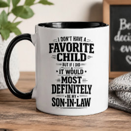 Rolig favoritbarn svärson present kaffemugg