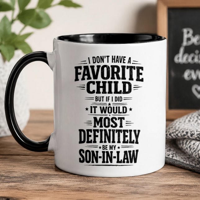 Rolig favoritbarn svärson present kaffemugg (Skapare uppladdad)
