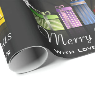 Rolig & festlig personliggod jul presentpapper