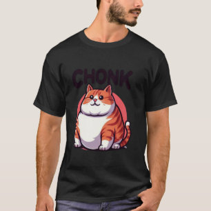 Rolig fet katt meme, Chonk katt Kattälskare prese T Shirt