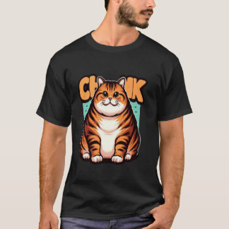 Rolig fet katt meme, Chonk katt Kattälskare prese T Shirt