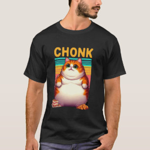 Rolig fet katt meme, Chonk-katt Kattälskare presen T Shirt