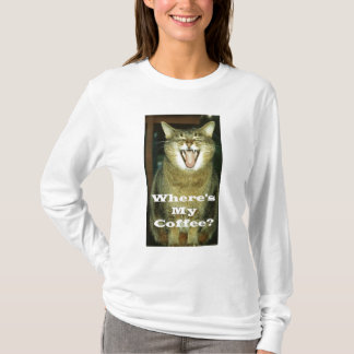 Rolig fet kattskjorta t-shirt
