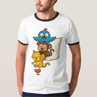Rolig fickserie trippel – Söt hängande t-shirt