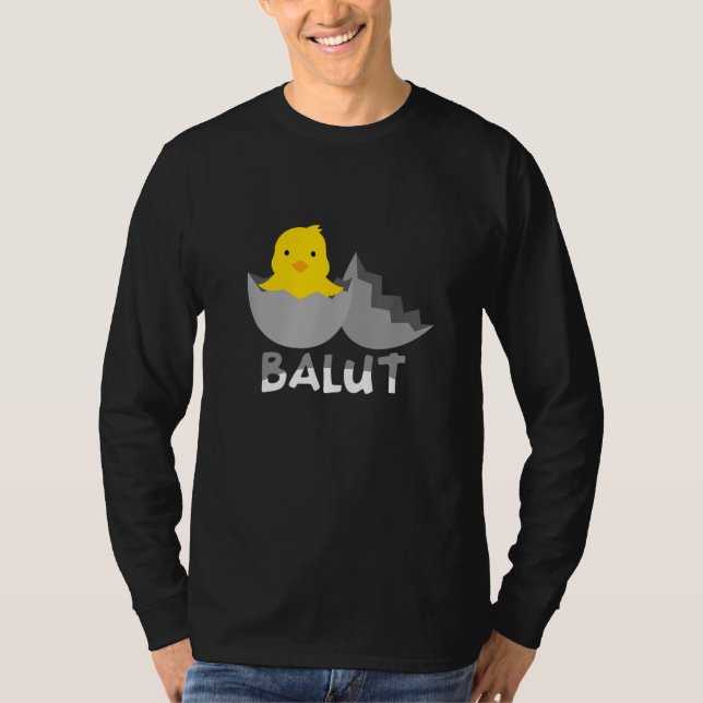 Rolig Filippinsk Balut T Shirt (Framsida)