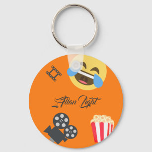 Rolig film Emojis Nyckelring