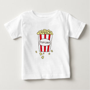 Rolig filmbiografPopcorn i röd vit ösregnar T Shirt