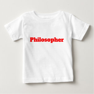 Rolig Filosof Röd T-Shirt