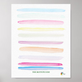 Rolig finanskontorskonst Slutsumma Pastell Poster