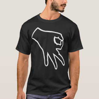 Rolig Finger Cirkel Spel Fick Dig Att Titta Fresta T Shirt