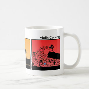 Rolig fiolkonsertStickman mugg - 113