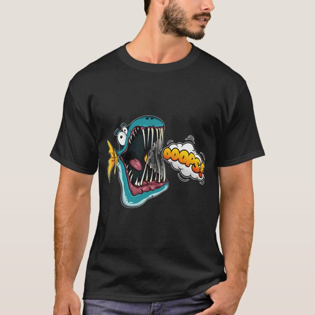 Rolig Fisk - OOOPS! T Shirt (Framsida)