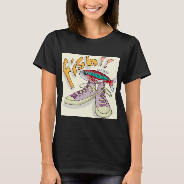 Rolig Fisk T Shirt (Framsida)