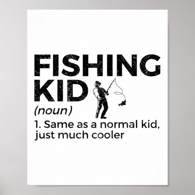 Rolig fiskande kid definition  poster (Framsidan)