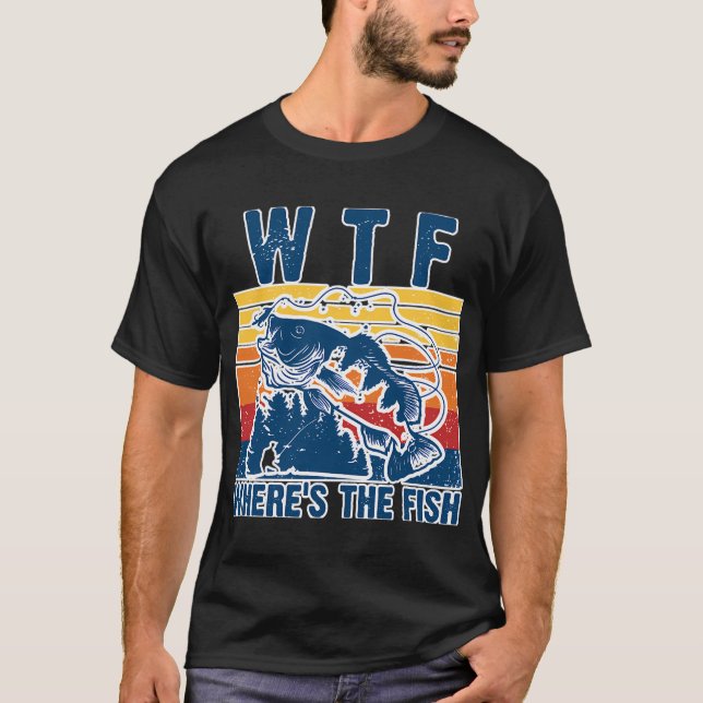 Rolig Fiske Fiske Fiske Fiskare T Shirt (Framsida)