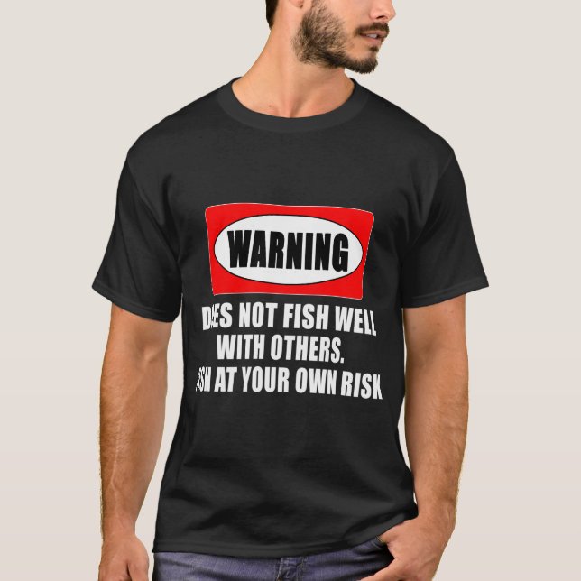 Rolig Fiske Jag Fick Fånga Fisk T Shirt (Framsida)