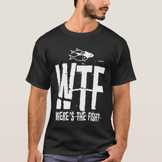 Rolig fiske T Fiskare Sjö Flod Camping Pappa   Shirt (Framsida)