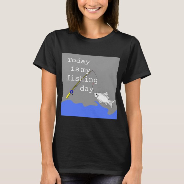 Rolig fiske t shirt (Framsida)