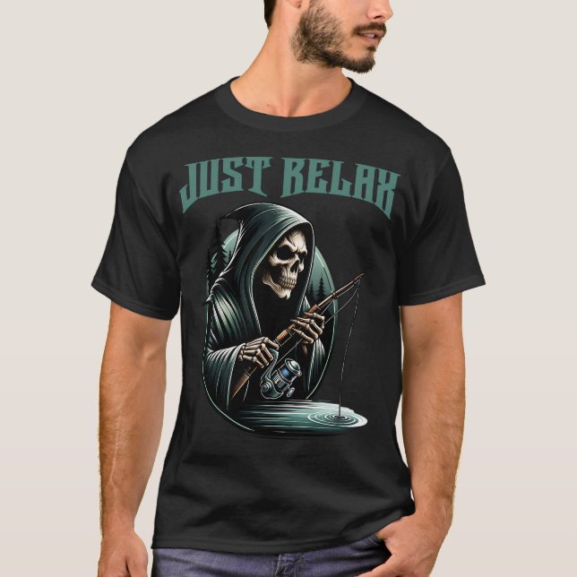 Rolig fiske t shirt (Framsida)