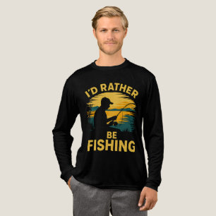 Rolig fiske-tröja för män t shirt