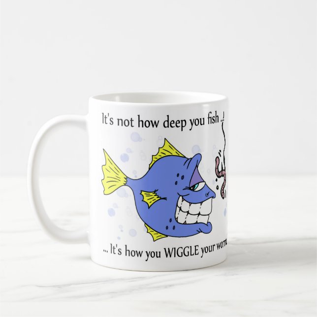 Rolig fiskemugg, i'ts inte hur du fiskar djupt kaffemugg (Vänster)