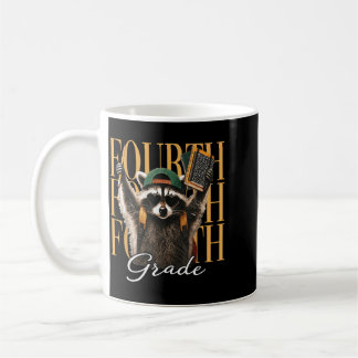 Rolig fjärde klass lärare Fvibesl tvättbjörn tillb Kaffemugg