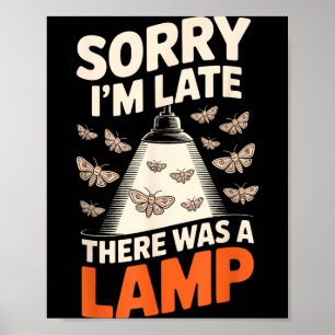 Rolig fjärilssamlare som samlar fjärilar Män Poster