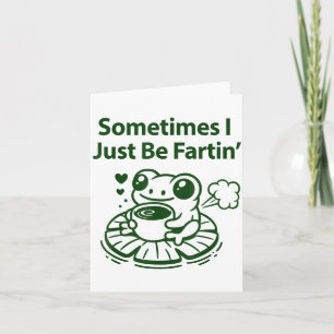 Rolig Fjärtande Groda Grodyngel Fjärt Ibland Bara Kort