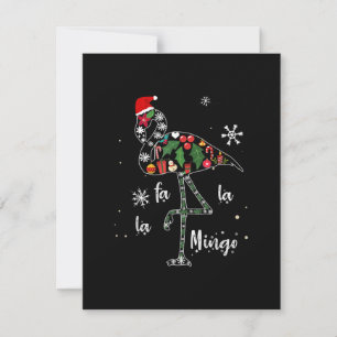 Rolig Flamingo Jul Xmas Inbjudningar